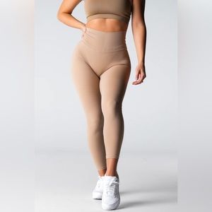 NVGTN Singature 2.0 leggings, small, beige. Never worn.